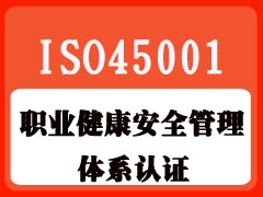 职业健康安全管理体系认证咨询